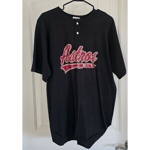 Vintage ASTROS Shirt ROCKET Graphic Size Large USA